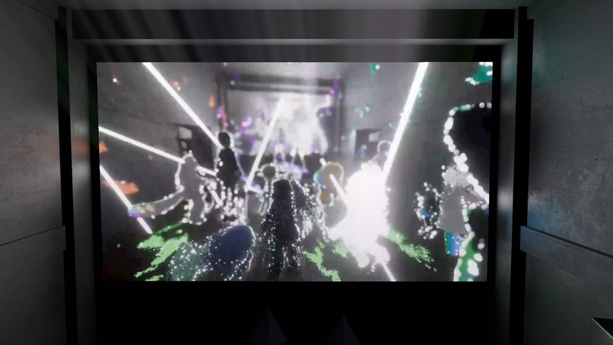 mimimi_vr's tweet image. #function_draw
すごいすごいすごい
リアルタイム会場をVJ映像で流してるんだけど音と相まってめちゃくちゃかっこいい
伝われ～～～！