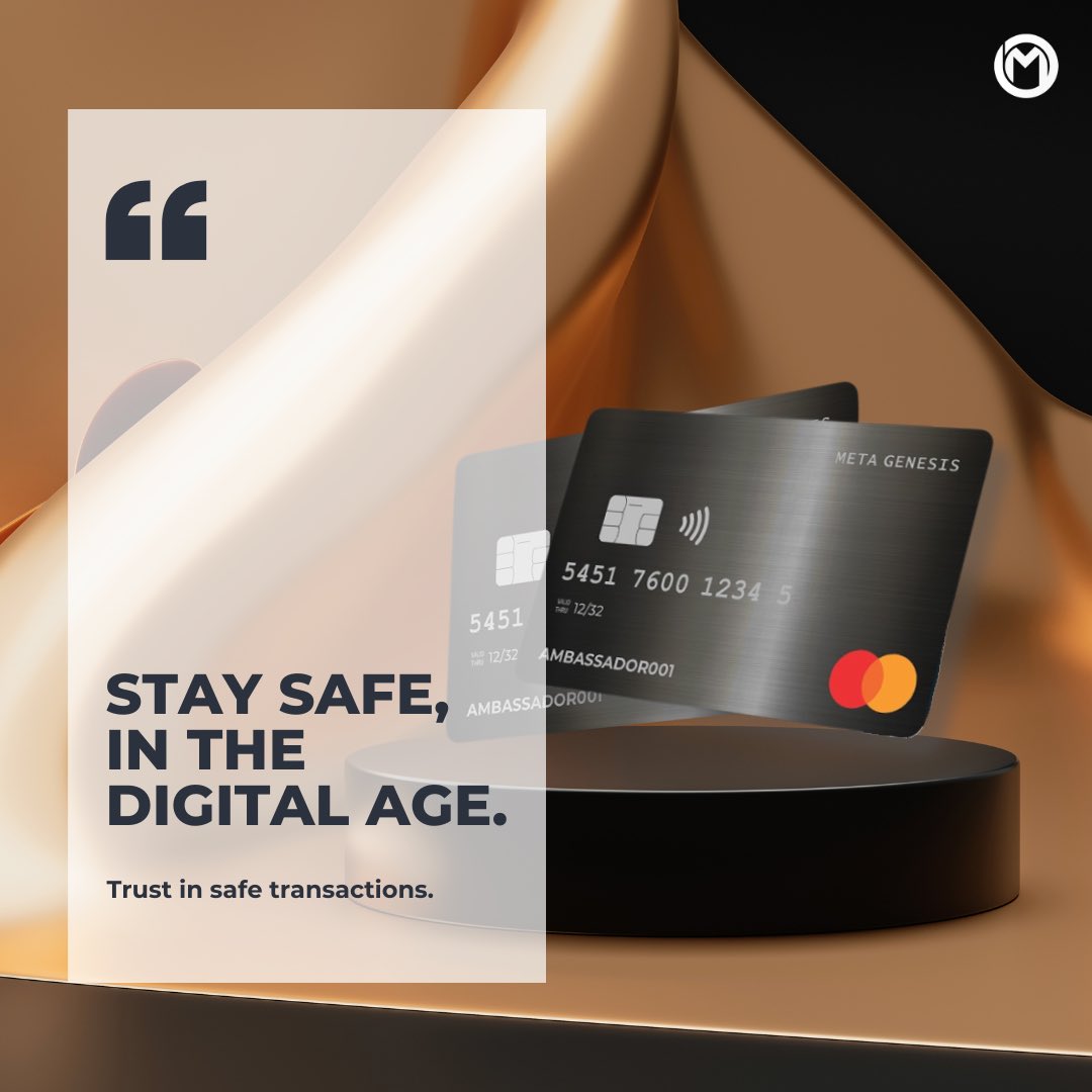 🔐 Stay Safe in the Digital Age! 🌐

Protect your assets with trust and steer clear of Web 3 scams. Your security is our priority. 🛡️

🔗 metagenesiscard.com

#CyberSecurity #Web3 #AssetProtection