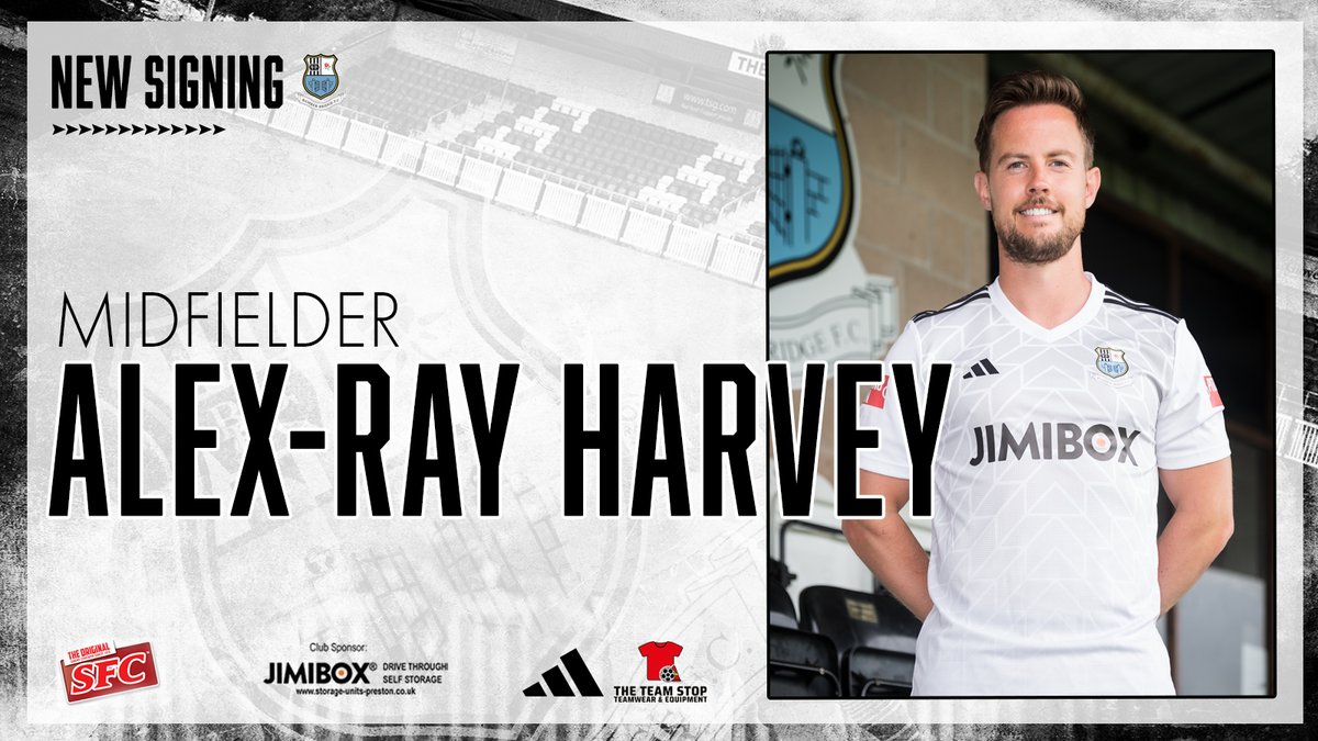 📣 PLAYER NEWS
The club have confirmed the signing of experienced midfielder Alex-Ray Harvey from Stafford Rangers.
Welcome to the Brig family Alex-Ray. #UpTheBrig