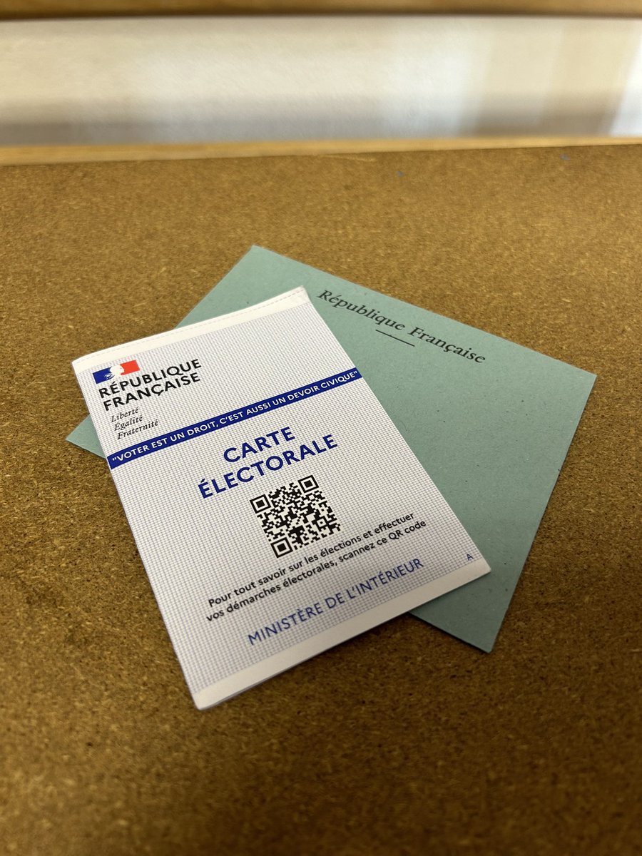 🗳️ S’abstenir, c’est choisir ! 
A voté, et vous ?

#electionslegislatives2024