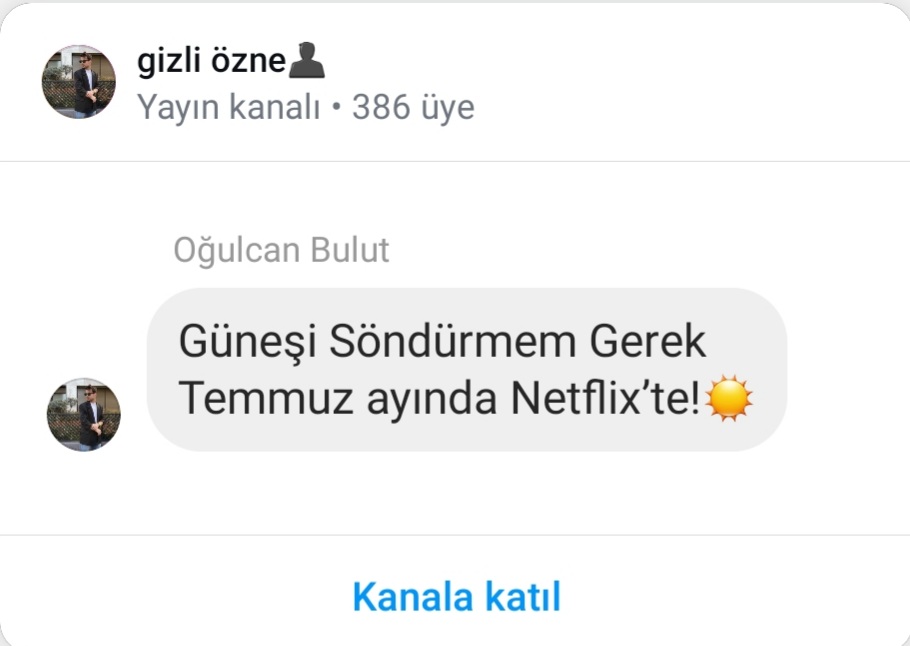 sametkaanfc's tweet photo. Bugün aldığım en güzel haber filmi izleyemeyenler icin özelikle çok iyi oldu bu☀️ https://t.co/FDRtIzzE3d