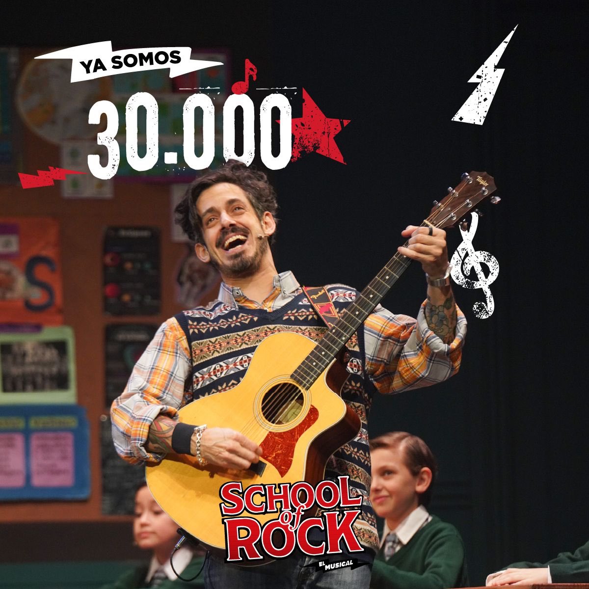 multiteatro's tweet photo. 🎭🎶 Dato. Sin llegar a dos semanas de funciones desde su estreno, “School of Rock” llega a las 30.000 localidades vendidas.
Temporada improrrogable hasta el 28 de julio.
Teatro Gran Rex de Buenos Aires. https://t.co/qBvKRweSFa