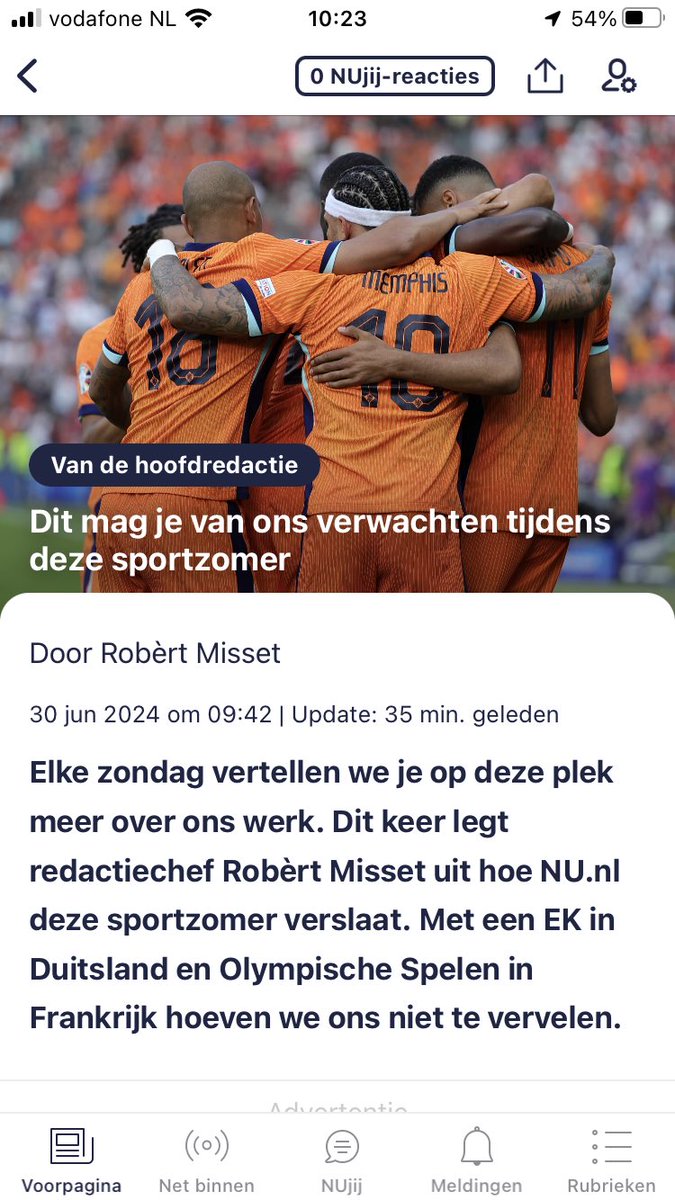 De chef-sport van <a href="/NUnl/">NU.nl</a> mocht de lezers uitleggen hoe we deze bruisende sportzomer verslaan.