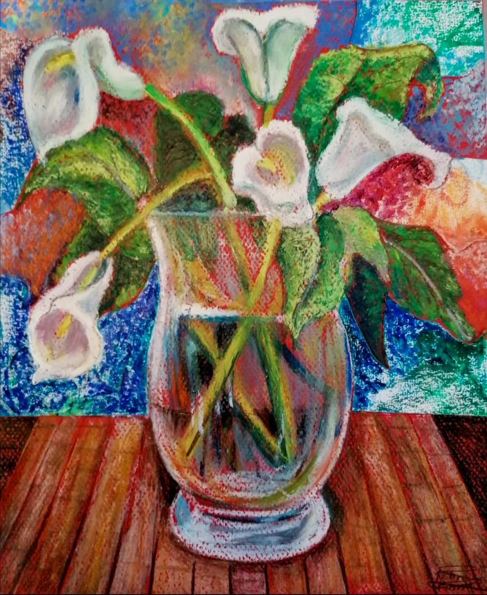 PishroFarnaz's tweet image. This unique oilpastel artwork is in @foundation ,
One edition
Title : Arumes flowers in vase
Style : impressionist
Price : 0. 05 Eth
Link : 
foundation.app/mint/eth/0x3A7…
#nftfarnazpishro
#oilpastel
#foundationart