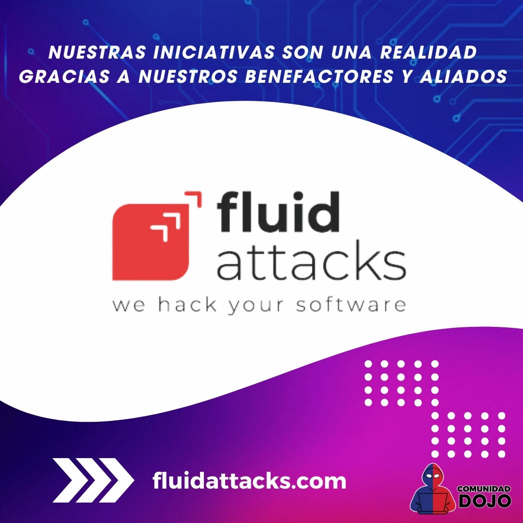 comunidaddojo's tweet photo. ¡Gracias a Fluid Attacks por convertir nuestras iniciativas en realidad!
Te invitamos a conocer un poco más de nuestros benefactores. Visita https://t.co/yBmkRuLoyG
#FluidAttacks #Benefactor #ComunidadDOJO #ONGEnPositivo https://t.co/cIetYLgDmv