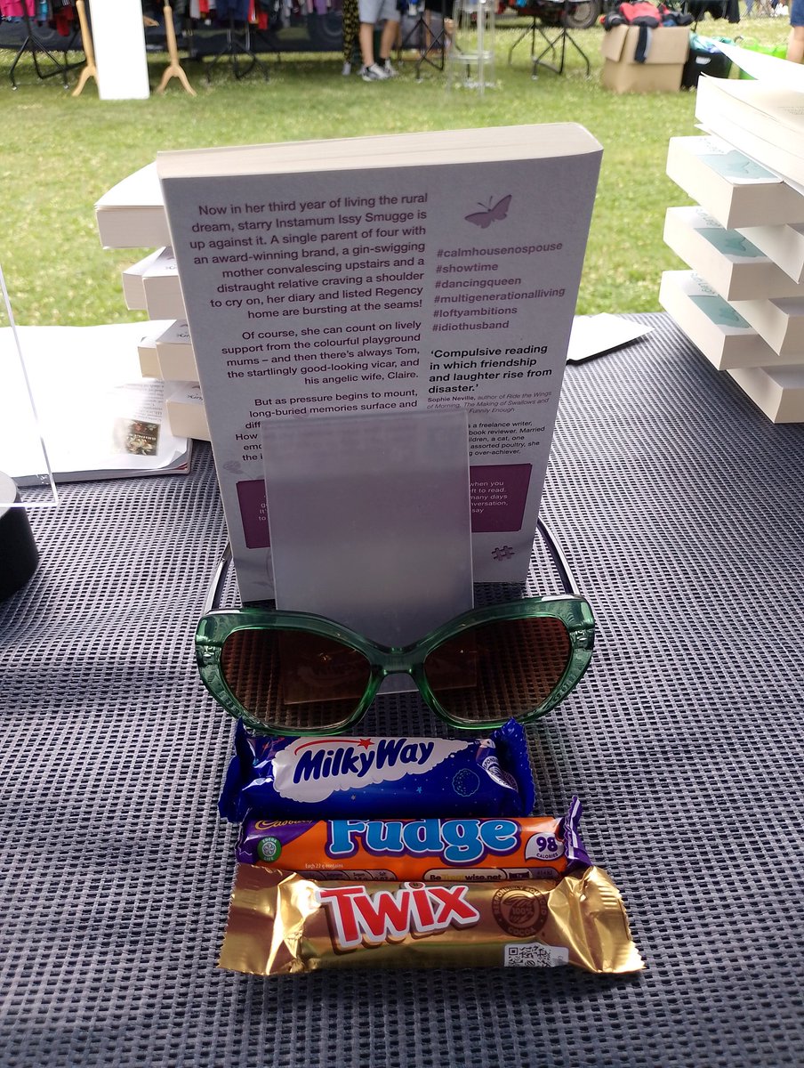 You know you're at a good event when the organiser comes round with a basket of snacks for all the stallholders. I love you <a href="/debenevents/">Deben Events</a> #chocolate #writerslife #books #localauthor