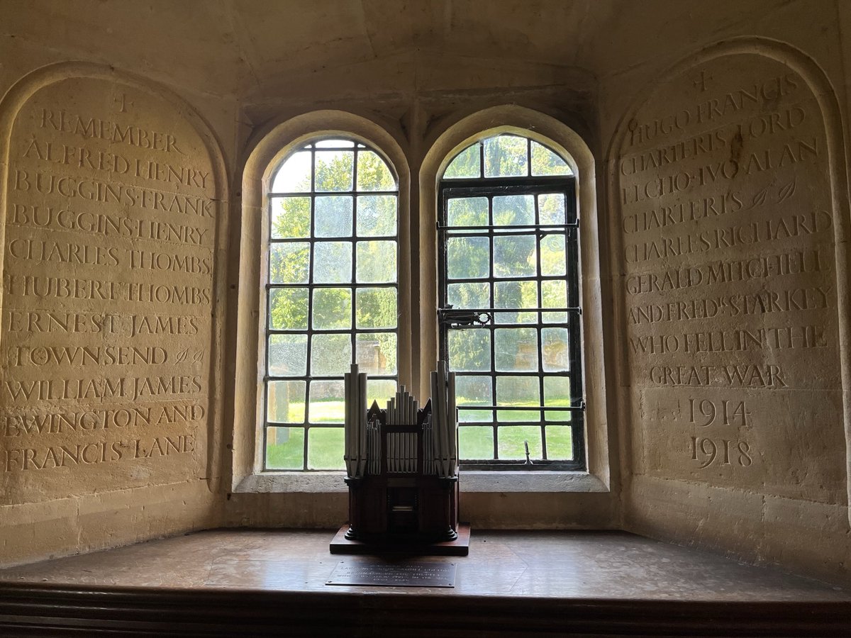 #Stanway #WarMemorial #ModelOrgan