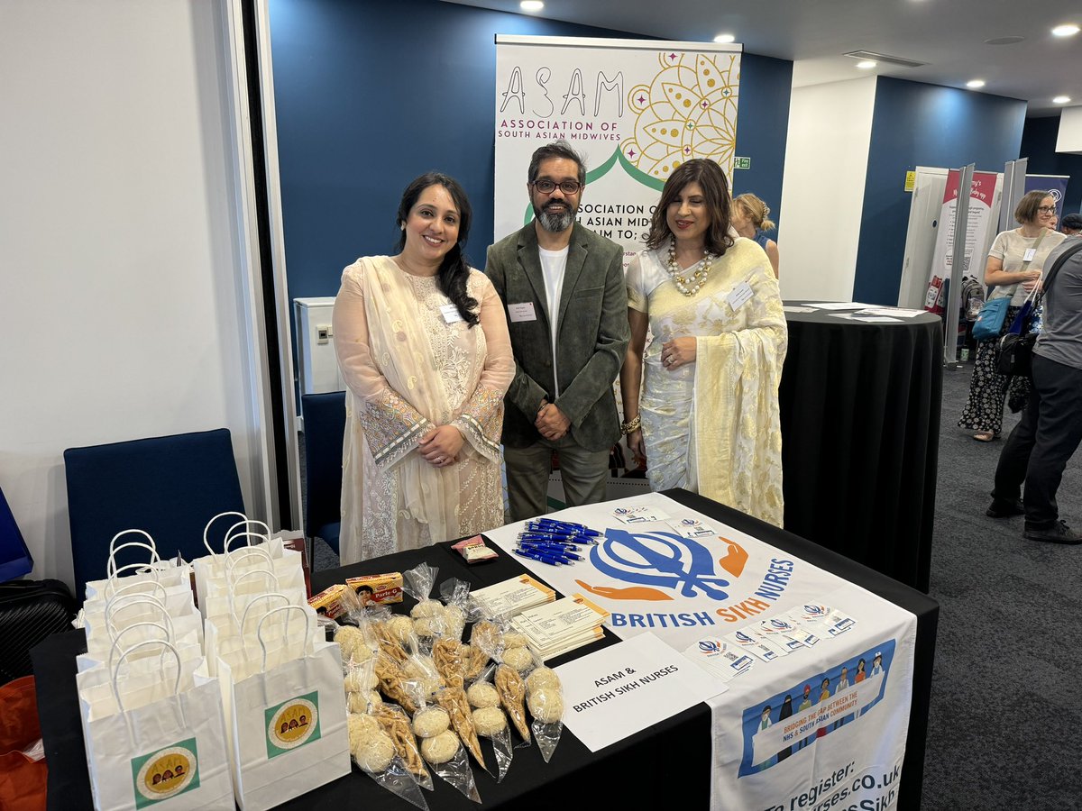 nafiza_anwar's tweet photo. It was great to meet our  @midwivesASAM members in person at the #SAMHC24 @AfshanA1i @ZSarwar01 Maria Rowntree @Dalvir_Kandola 

Lovely to see @sundaskhalid and newest addition to the #asamfamily 

Together we will make a difference https://t.co/ZJjIjqxphJ