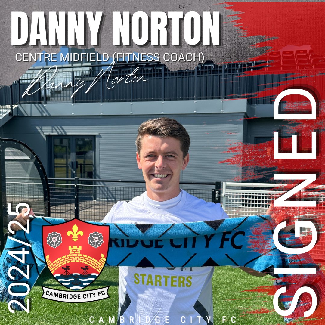 Cambridge City FC (@cambridgecityfc) on Twitter photo We've got one more for you
Welcome to <a href="/DannyCNorton25/">Danny C Norton / Go-To Athlete</a> who joins us as a Central Midfielder. Danny won't feature in the early part of the season as he recovers from injury but he is proving invaluable as the teams Fitness Coach.
Welcome onboard Danny We've got one more for you
Welcome to <a href="/DannyCNorton25/">Danny C Norton / Go-To Athlete</a> who joins us as a Central Midfielder. Danny won't feature in the early part of the season as he recovers from injury but he is proving invaluable as the teams Fitness Coach.
Welcome onboard Danny