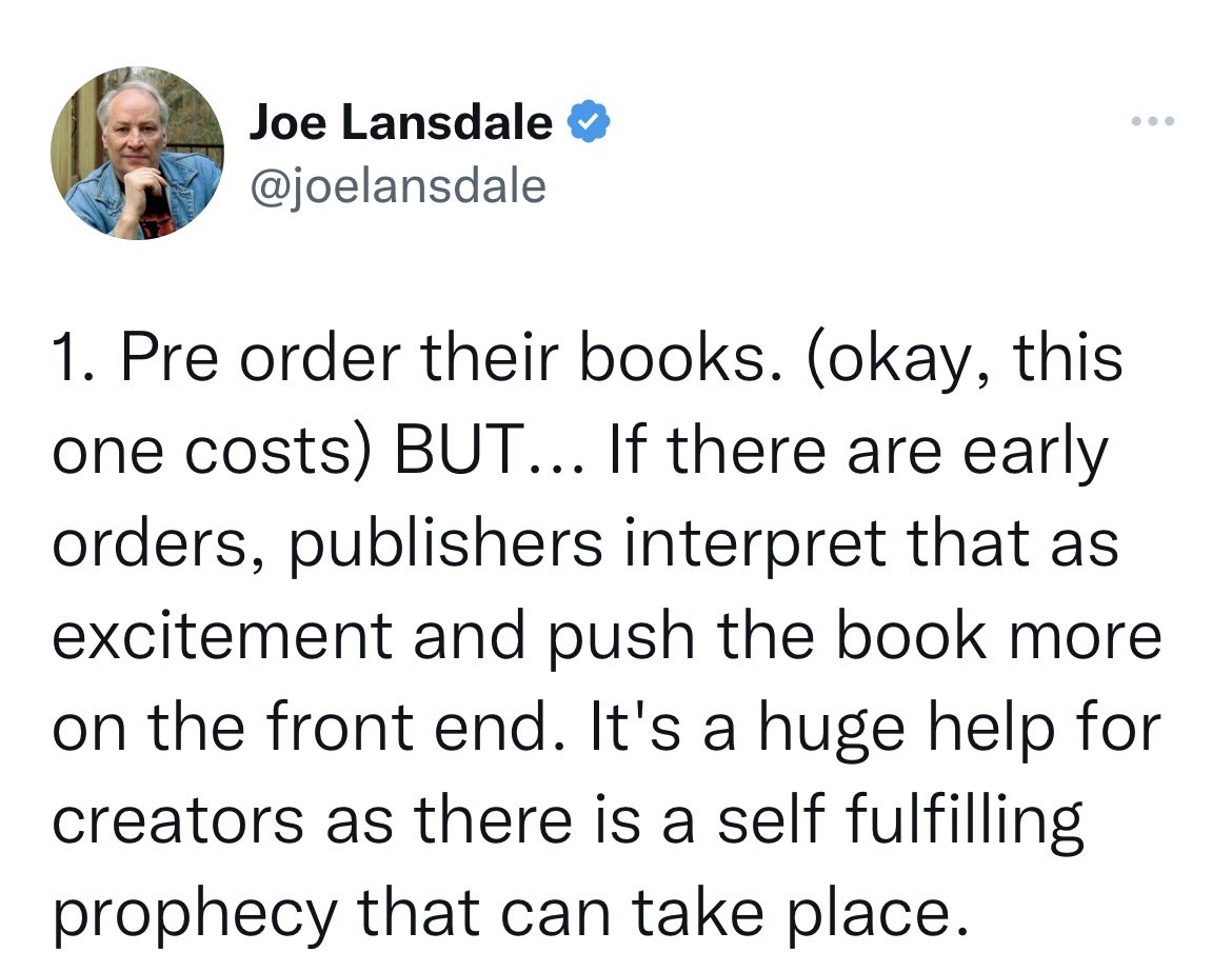 Joe Lansdale tweet media
