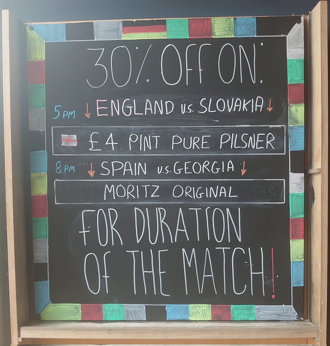 We are showing the euros! Come on down and enjoy the deals we have on for each game!
#comeonengland #footballscominghome