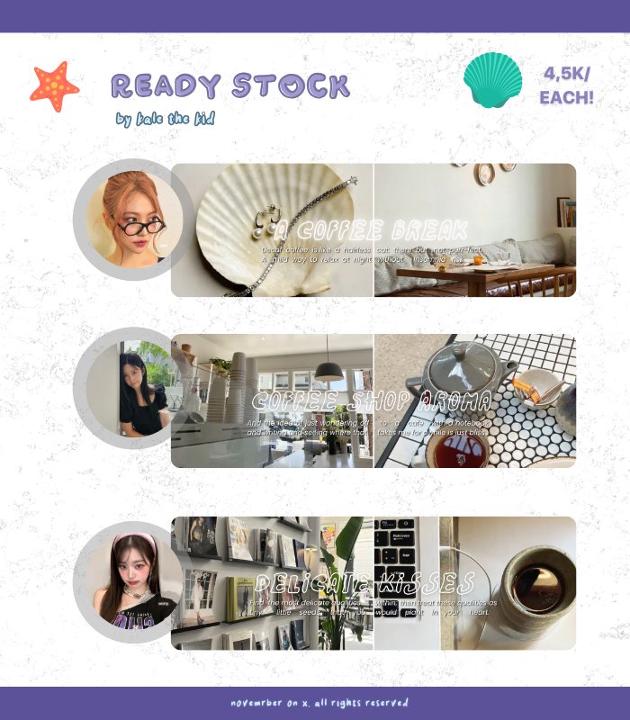 help repost ia, tencu!

alo alo mentemen, aku punya layout ready stock ciwi ciwi dari katalog DAILY! price tertera, include free retext all yaa. sudah bisa bawa pulang sekarang, 고마워요! ♥︎

t. #zonauang