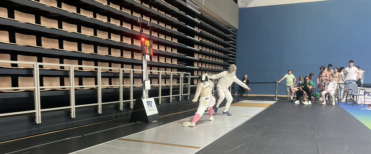 Well done to Hannah for representing <a href="/britishfencing/">British Fencing</a> at the first <a href="/eurofencing/">EFC/CEE</a> U14 European Youth Festival in Budapest. A tricky poule + close DE gave way to a 40th place finish. Not the result she wanted but lots gained from the experience &amp; challenge of an international comp 🤺