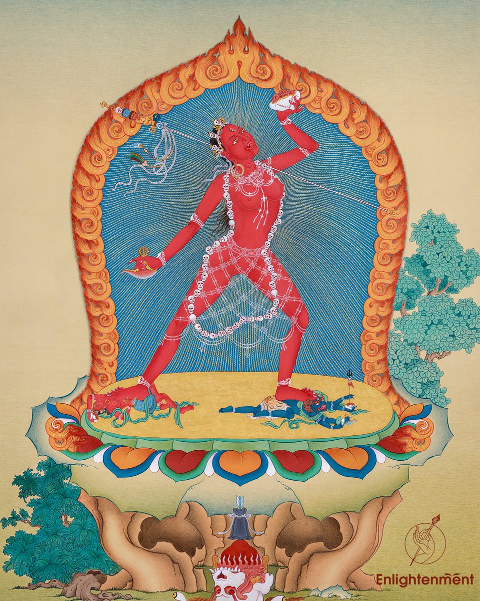 Enlighten88's tweet photo. On this auspicious Dakini Day, may you be blessed with profound insights, boundless creativity, and a deep sense of inner harmony.🙏

SKU: 21581

#enlightenmentthangka #DakiniDay #Dakini #HandPaintedArt #MeditationArt #TranquilSpace #ArtisansCraft #SacredDecor https://t.co/spQjdorkJ4