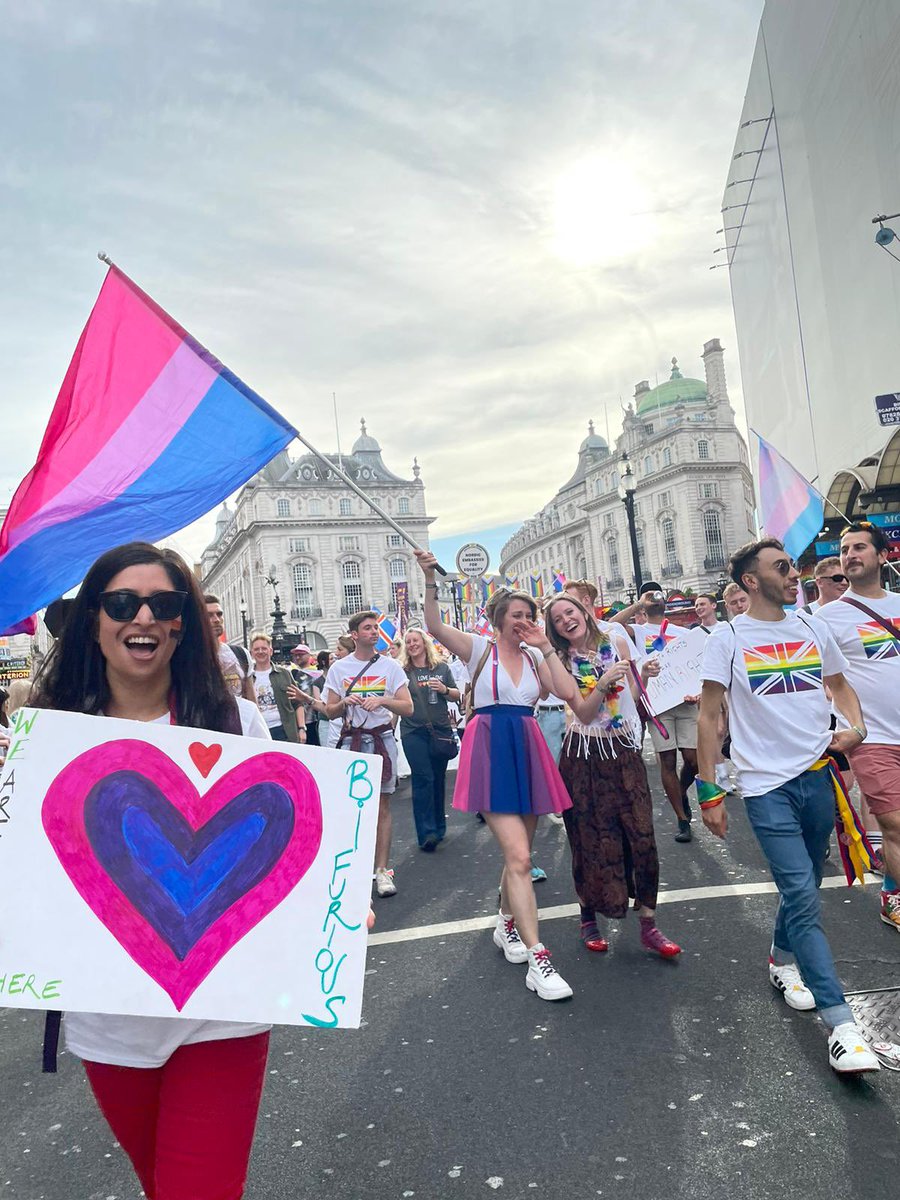 We 💜 #Pride Month! An excellent day yesterday at #PrideLondon walking with Diplomats for Equality. 🏳️‍🌈🏳️‍⚧️

It was great to see so many showing support for the human rights of LGBT people &amp; celebrating the freedom to love who you love. 🧡🌈