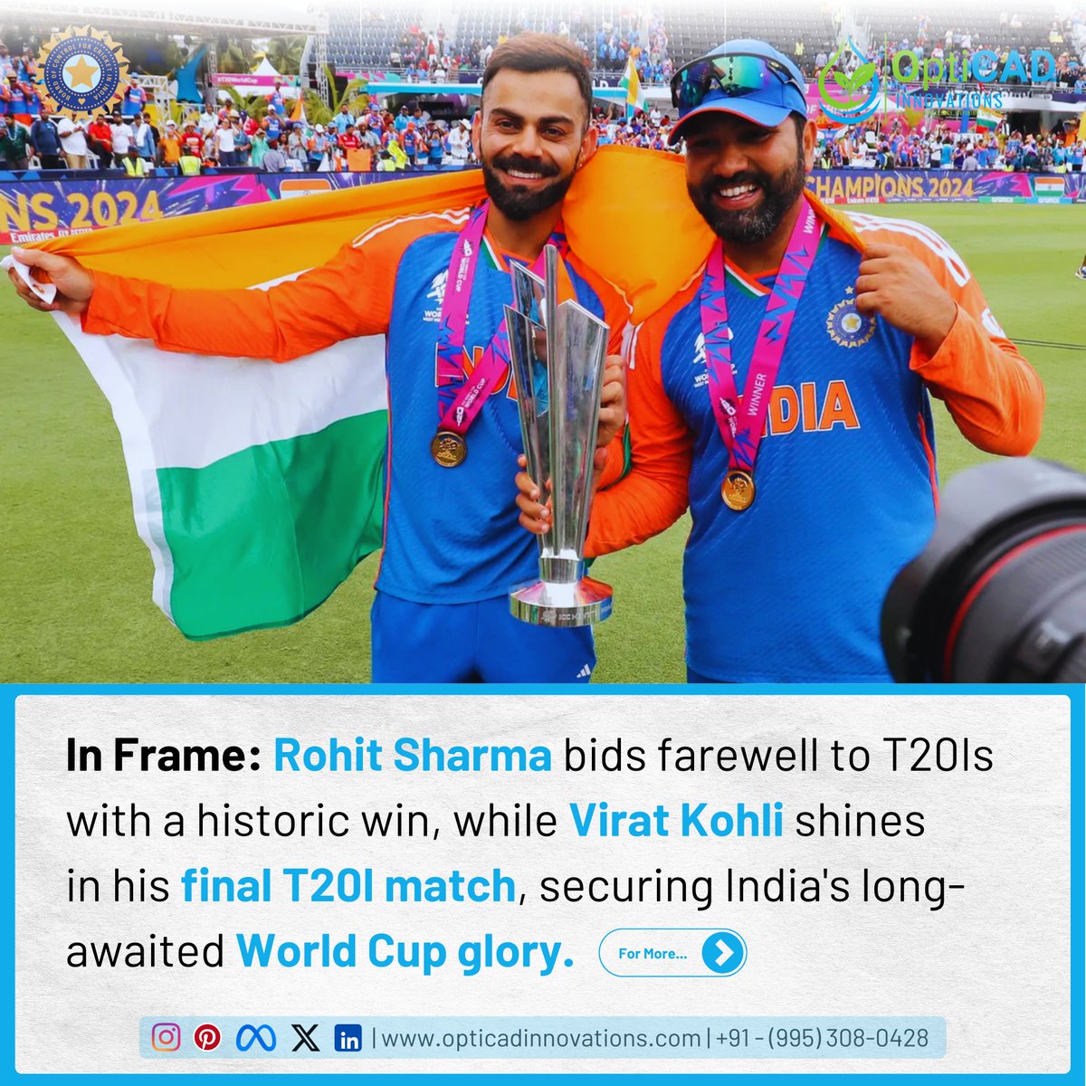 OptiCAD_In's tweet image. 𝐂𝐞𝐥𝐞𝐛𝐫𝐚𝐭𝐢𝐧𝐠 𝐄𝐱𝐜𝐞𝐥𝐥𝐞𝐧𝐜𝐞: 𝐂𝐨𝐧𝐠𝐫𝐚𝐭𝐮𝐥𝐚𝐭𝐢𝐨𝐧𝐬 𝐭𝐨 𝐓𝐞𝐚𝐦 𝐈𝐧𝐝𝐢𝐚 𝐟𝐨𝐫 𝐭𝐡𝐞𝐢𝐫 𝐫𝐞𝐦𝐚𝐫𝐤𝐚𝐛𝐥𝐞 𝐯𝐢𝐜𝐭𝐨𝐫𝐲 𝐢𝐧 𝐭𝐡𝐞 𝐈𝐂𝐂 𝐓𝟐𝟎 𝐖𝐨𝐫𝐥𝐝 𝐂𝐮𝐩 𝟐𝟎𝟐𝟒!

#OptiCAD #indiawin #ICCT20WorldCup