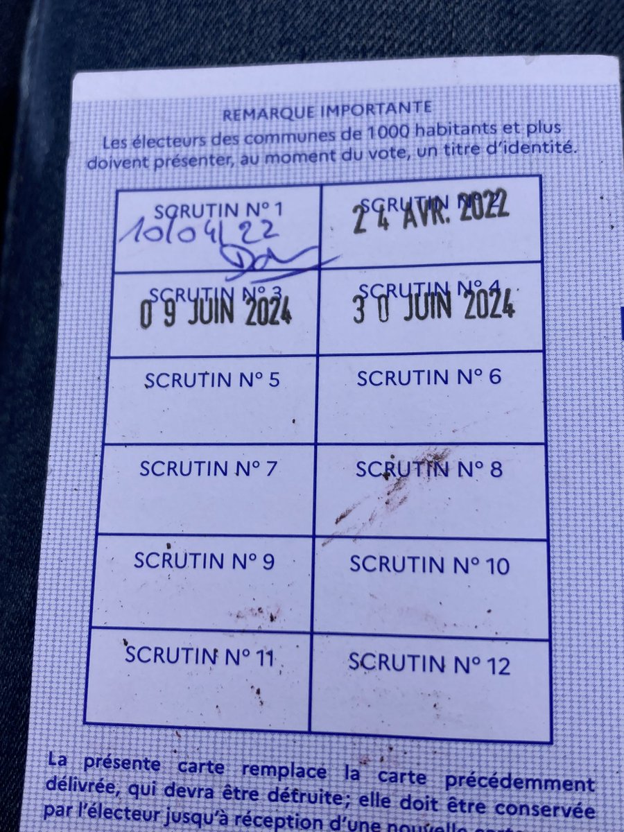 A voté !