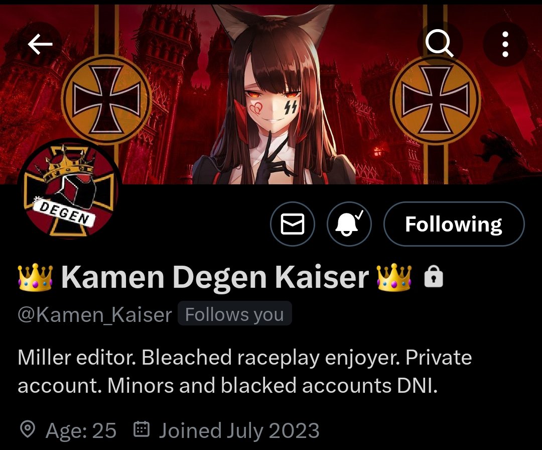 Bleached_Degen's tweet photo. Right as well give this a try. Hey, I'm Degen. This isn't my first bleached account, and some of y'all might recognise me from my older account. Please help me find my friends
#BLEACHED https://t.co/uMceYXMJQK