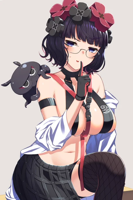 際どい衣装で恥ずかしい葛飾北斎ことお栄さん #FGO 