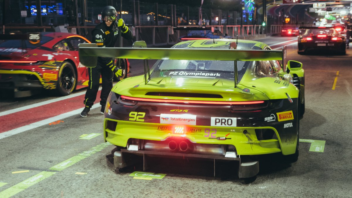 We're 75% through! The night is gone and so is the rain. We're past the 18-hour mark of the centenary <a href="/24HoursofSpa/">CrowdStrike 24Hours of Spa</a> and our #PorscheCustomerRacing teams still going strong have completed more than 1,700 laps and 120 pitstops with their #Porsche911GT3R racecars. 🏎️