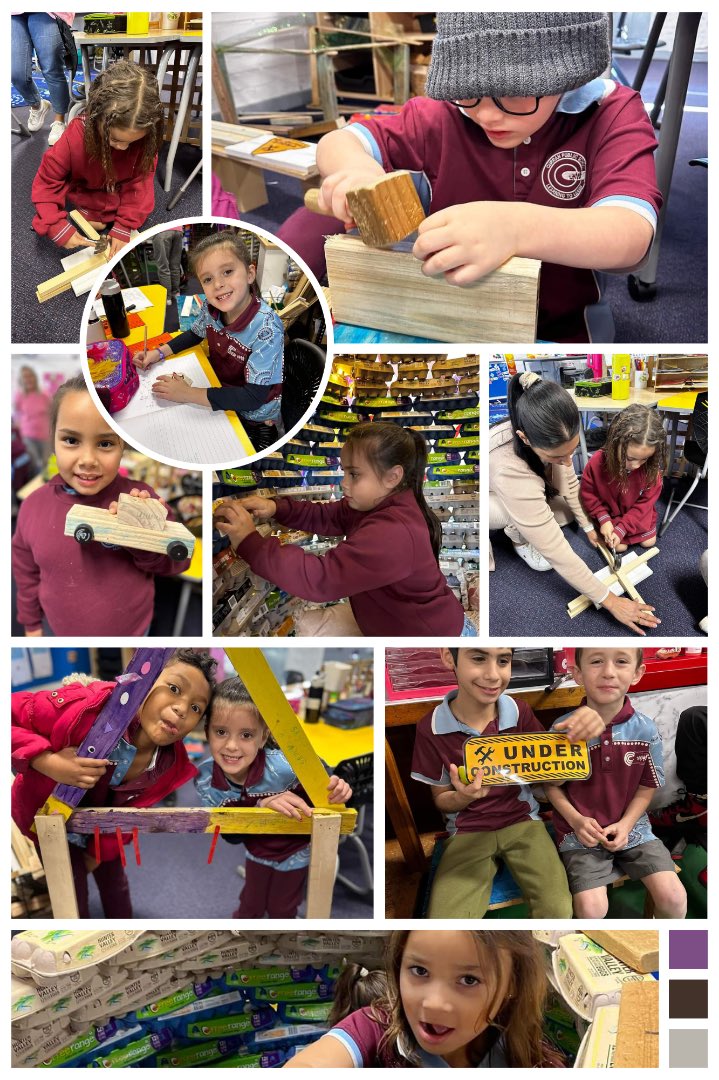 Curran PS 
Construction Zone 🚧 
The S1 Learning Hub have been busy building, creating, writing, imagining and learning through play. 
They even built an enormous egg carton house for fairytale characters Hansel &amp; Gretel! 
#capturecurran  #LoveWhereYouLearn
<a href="/KathyPowzun/">Kathy POWZUN</a> <a href="/k_rigas/">Kay Rigas</a>