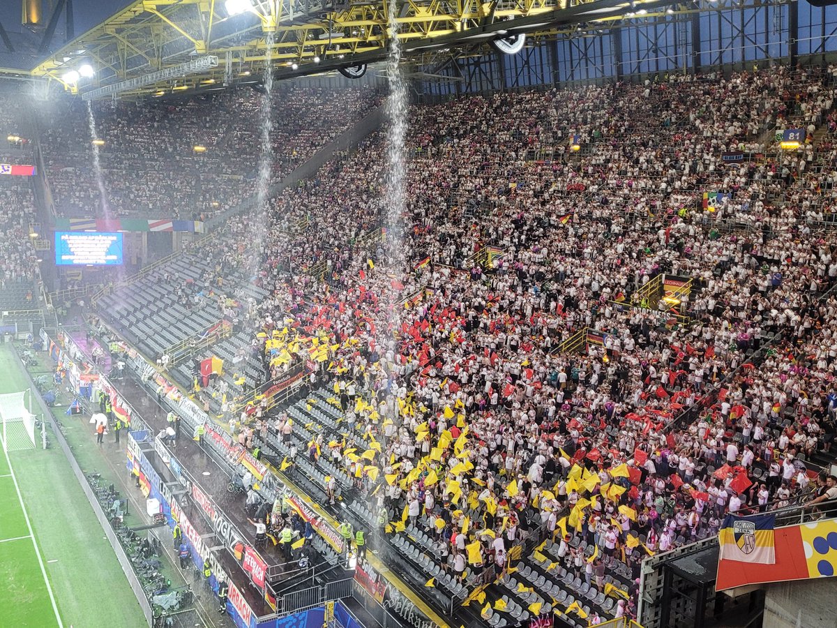 A little dance in the rain. #GERDEN #EURO2024