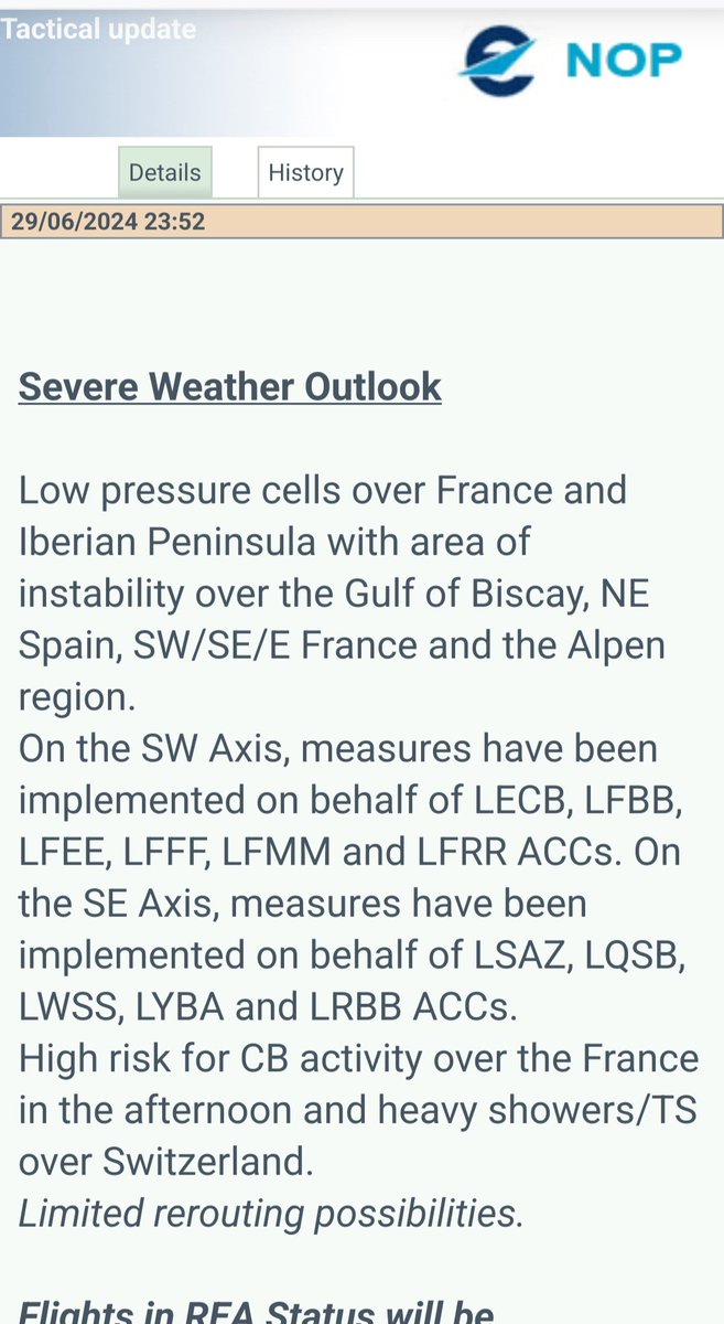 saintex2002's tweet photo. In 🇪🇺.. Yesterday around 2352UTC.. 31926 IFR controlled flights.. 10mn #averageDLA per flight.. 55% due to BAD WEATHER.. 39% to ATC..

So around less than 5mn due to ATC.. In a such bad environment that's FINALLY NOT to bad !!.. 🤔 🤔 🤔 https://t.co/FvkxN7DQPe