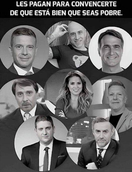 Recuerden estas caras. Fueron los que por dinero formaron parte de los creadores del monstruo que nos gobierna.