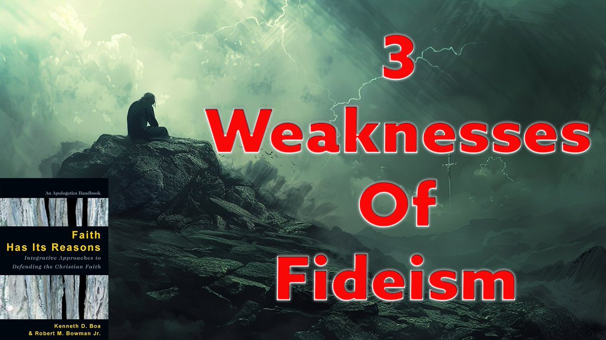 cavetothecross's tweet photo. 3 Weaknesses Of Fideism. The moment you've all been waiting for! DESTROYING Fideism
#Apologetics #ReasonsForFaith #Fideism #Faith
https://t.co/MmdZQULHJ6 https://t.co/Kcm3OMkA8O