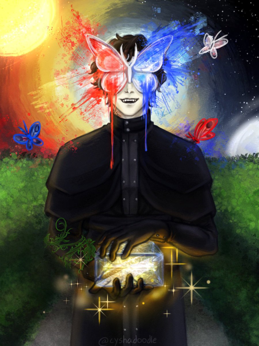 cyshadoodle's tweet image. I never posted this. Maybe because the current artscape is a little scary💀 [oc]