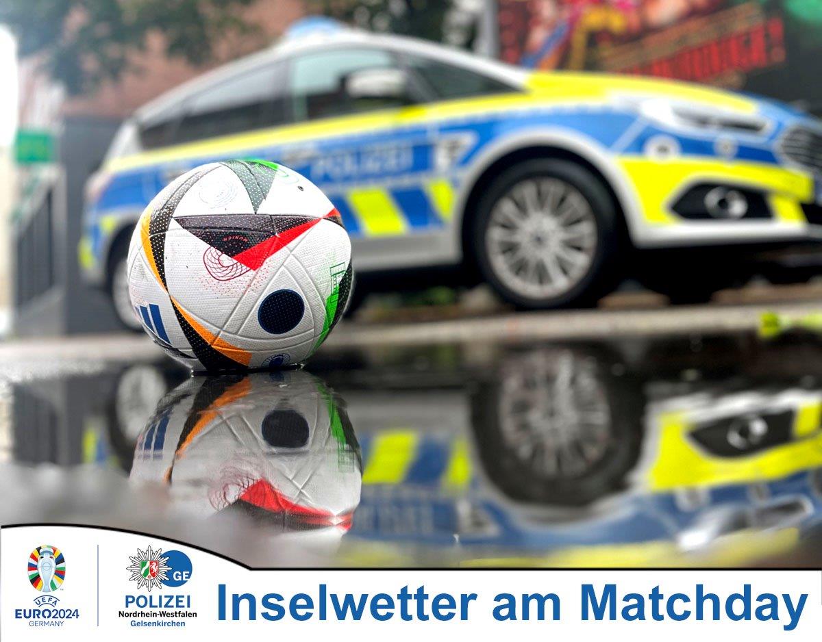 Die ersten englischen und slowakischen Fans versammeln sich bereits an den Fan-Meeting-Points. 
Wir wünschen allen Fans einen friedlichen Tag und Abend in der Stadt und später ein spannendes Spiel.
#ENGSVK #England #Slowakei #EURO2024 #UEFAEURO2024 #Polizei #Gelsenkirchen