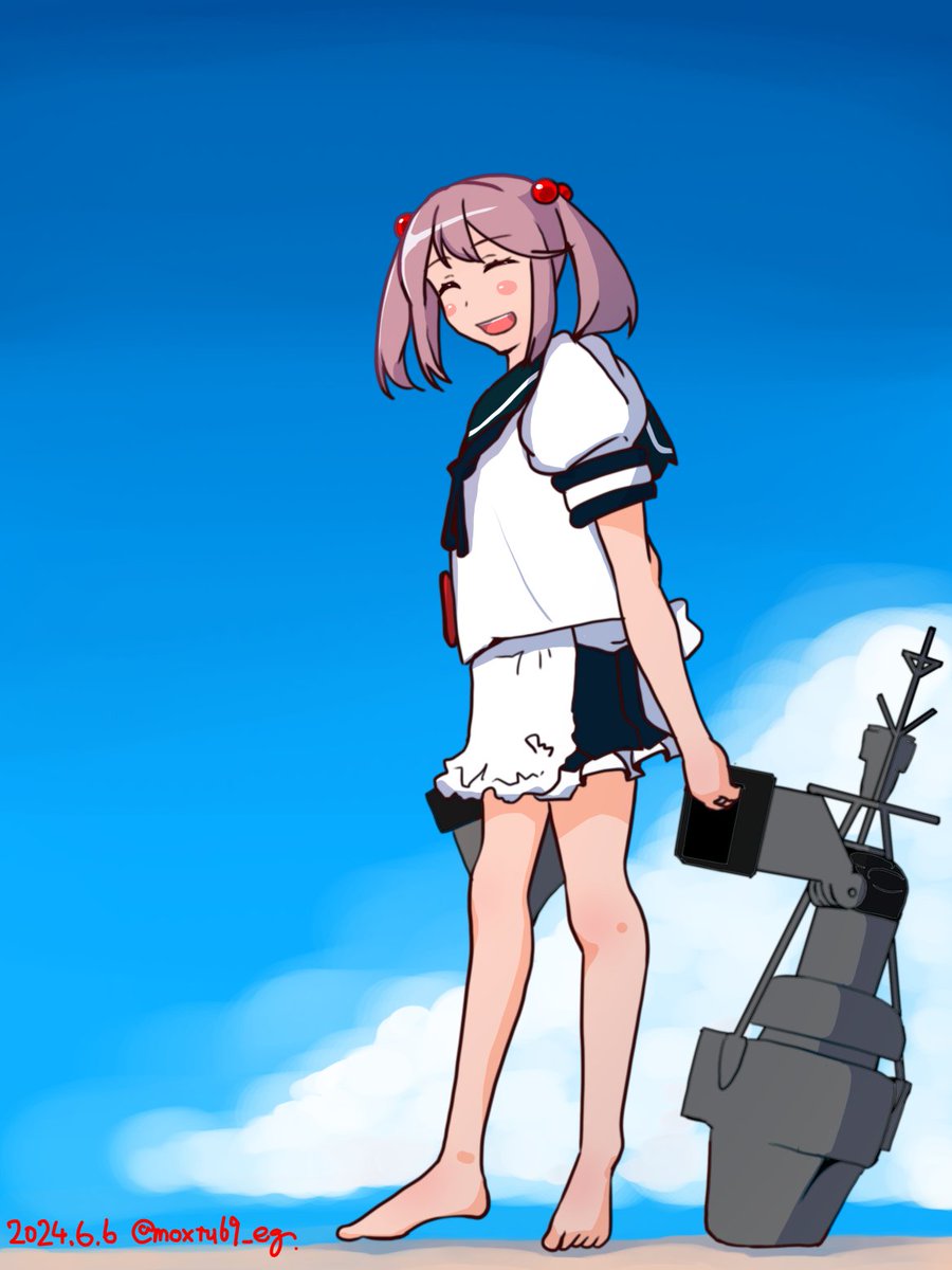 今月は色塗ったやつ2枚しかねっぺ #今月描いた絵を晒そう 