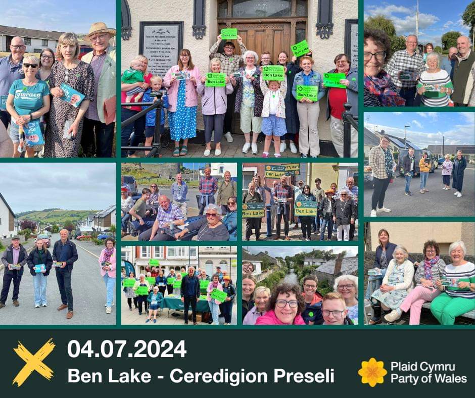 Penwythnos olaf yr ymgyrch llawn dop! Diolch i'r holl gefnogwyr sydd wedi bod mas yn dosbarthu, canfasio ac yn siarad gyda etholwyr o bob cwr o'r etholaeth - o'r Borth i Mathri - dros y diwrnodau diwethaf 👏👏👏
