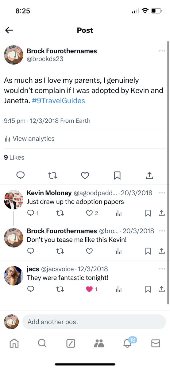 brockds23's tweet photo. @agoodpaddock after tonight’s episode I’m going to abuse Australia post for not delivering those papers yet #TravelGuides https://t.co/a5se1tFQUA