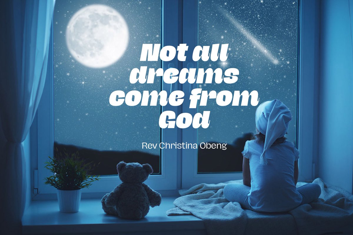 ACCI_UK's tweet photo. "Not all dreams come from God." @RevObeng https://t.co/HAghx1O5K8