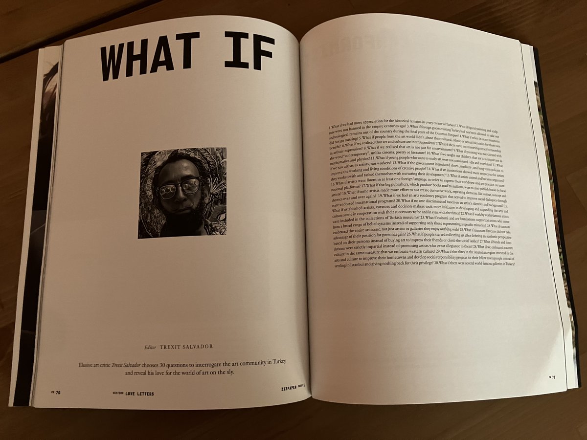 hannahluci's tweet image. Just received the latest issue of the new(ish) Istanbul-based magazine Paper, and it is utterly gorgeous #longliveprint