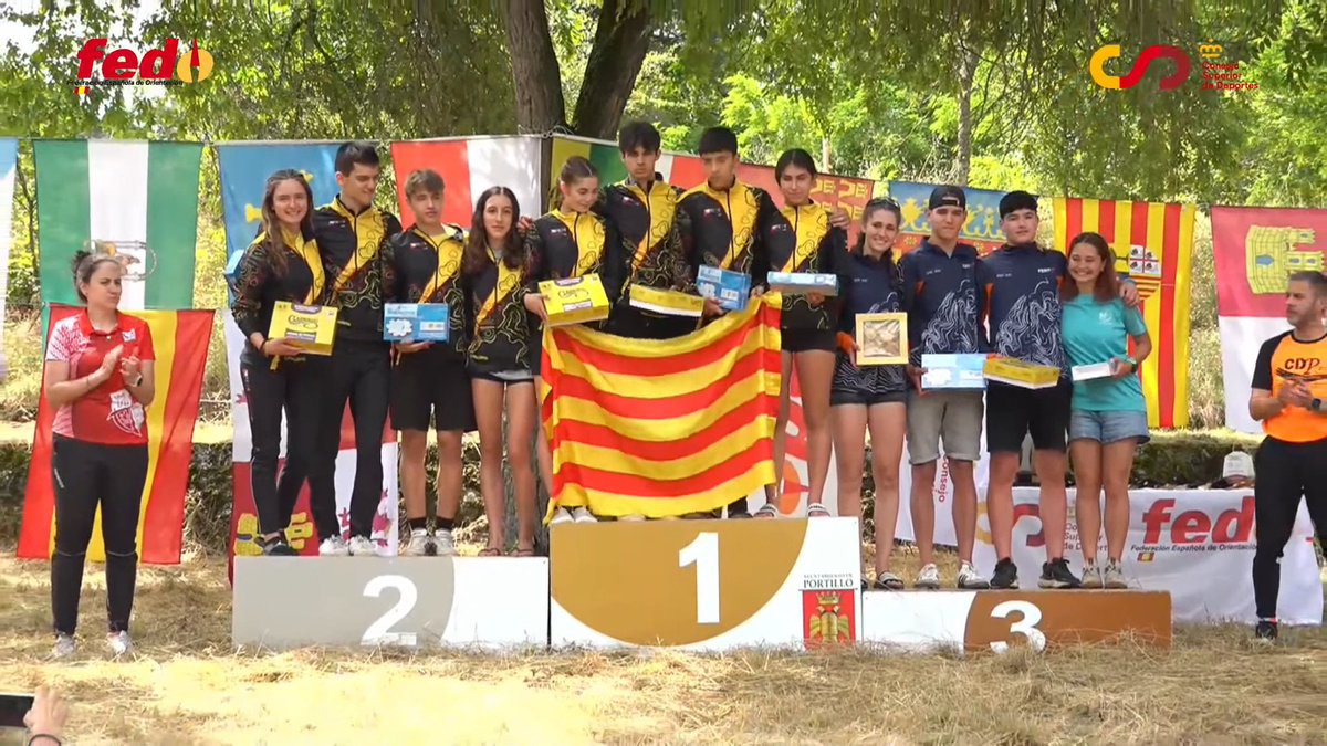 🥇 Oro INFANTIL y 🥉 bronce JUVENIL para la Comunidad Valenciana en 🏃‍♂️🏃‍♀️ Relevo Mixto en el 🏆 #CESA2024 🧭🗺️ #Orientación, Portillo (Valladolid).
¡👏👏👏!
RESULTADOS:
🟢 fedo.org/web/competicio…
STREAMING:
📺 youtube.com/watch?v=0MAzc-…
Info:
ℹ️ fedocv.org/orientacion-en…
#orienteering