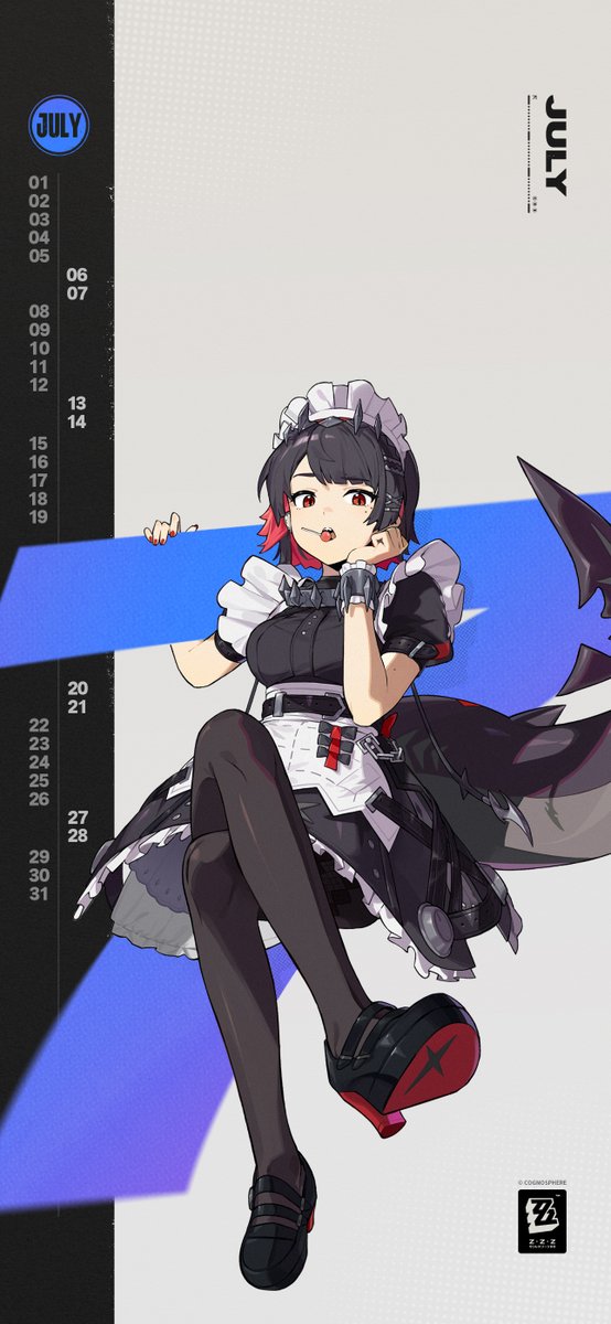 🎁正式リリースまであと3日｜『ゼンレスゾーンゼロ』2024年7月カレンダー壁紙

「よーこそ。新エリー都へ…」
「ガイド？あったねそんな話…ま、テキトーに回れば？あたしのことはほっといていいからさ」

<a href="/ZZZ_JP/">ゼンレスゾーンゼロ公式</a>をフォロー＆リポストで「アクリルコロッタセット