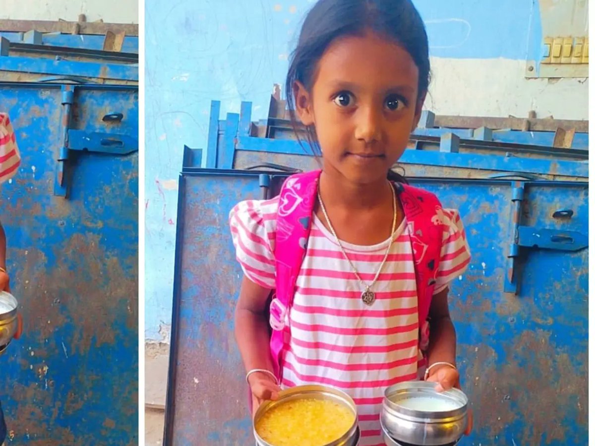 Healthy mid-day meals provide essential nutrients for growth, enhance concentration, sustain energy levels, promote lifelong health habits, and foster community support. we're nurturing a brighter future for our children
We are grateful to <a href="/FeedingIndia/">Feeding India</a> for their support.