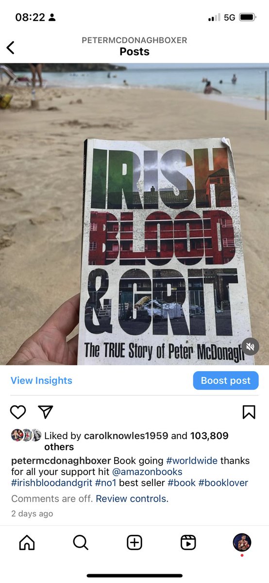 My book is doing great worldwide went viral on my instagram @petermcdonaghboxer if you want to purchase this is the link let me know what you think amazon.co.uk/IRISH-BLOOD-GR…