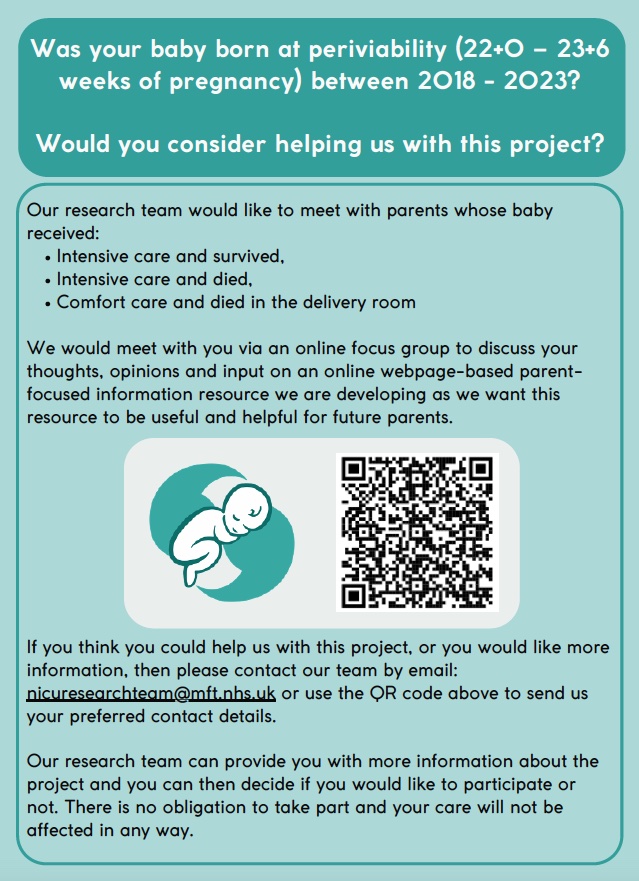 Jennifer Peterson (@jennlhpeterson) on Twitter photo For all #NICU people please share 💚 We are developing a parent-information hub for parents facing extreme preterm birth. Any parents with experience of birth at 22-23 weeks consider reading the info attached and taking part. Focus groups will be small&supported <a href="/SpoonsCharity/">Spoons Charity</a> For all #NICU people please share 💚 We are developing a parent-information hub for parents facing extreme preterm birth. Any parents with experience of birth at 22-23 weeks consider reading the info attached and taking part. Focus groups will be small&supported <a href="/SpoonsCharity/">Spoons Charity</a>
