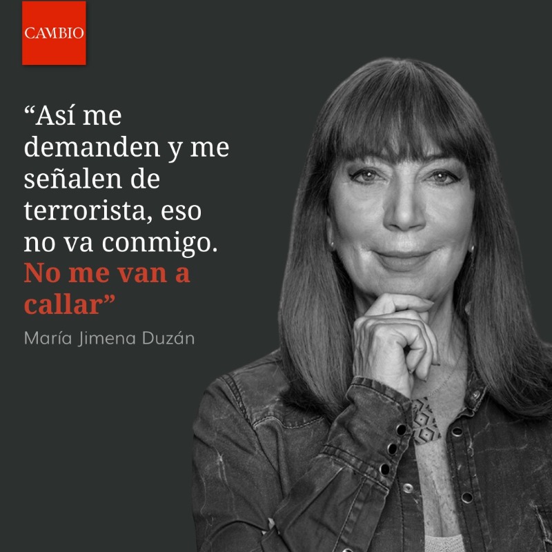 estoescambio's tweet photo. “En cuatro días, el presidente Petro me graduó de enemiga, me acusó de ser una periodista del Mossad y empoderó a Laura Sarabia para que en lugar de que ella respondiera las preguntas que le había formulado, me anunciara una demanda”: @MJDuzan.
