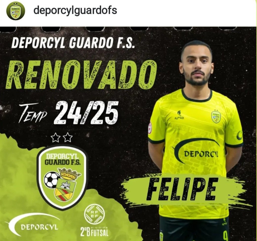 NotInMyHouse26's tweet photo. ¡Tercera renovación y quinta pieza en @guardofs con la renovación de Felipe Otto! 
Importante su desempeño en el equipo en la parcela defensiva del brasileño, quien aterrizó mediada la campaña pasada y estoy seguro nos dará muchas alegrías en la presente temporada 👏 https://t.co/EhY7WES1jJ