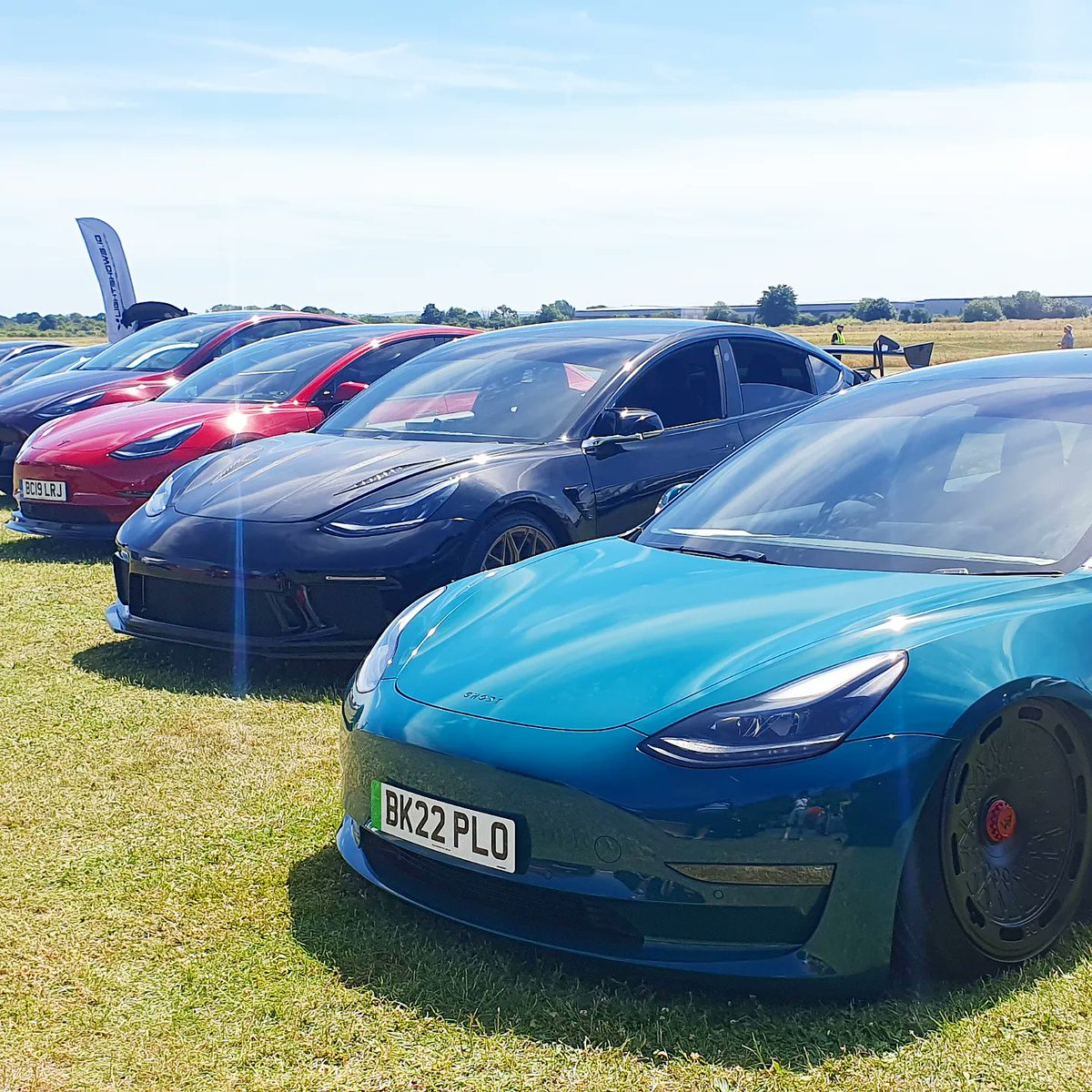 Chargeheads's tweet image. Modified Tesla Model 3&apos;s at @Tesla #supercharged Event 2024 at @BicesterH video out now on the ChargeheadsUK Youtube channel 😉⚡️💯 #modifiedtesla