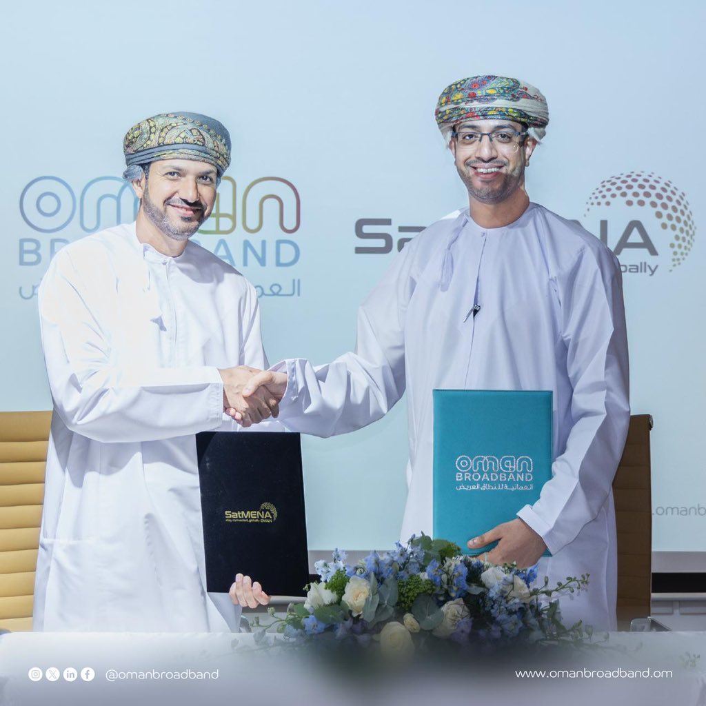 وقعت الشركة العمانية للنطاق العريض برنامج تعاون مع شركة تقنية الفضاء للحلول الذكية "ساتمينا"، بصفتها مزود حلول الأقمار الصناعية، وذلك بهدف الاستفادة من الخدمات التي تقدمها المؤسسة لتقديم حلول مبتكرة. 

<a href="/Satmena_oman/">SatMENA</a>