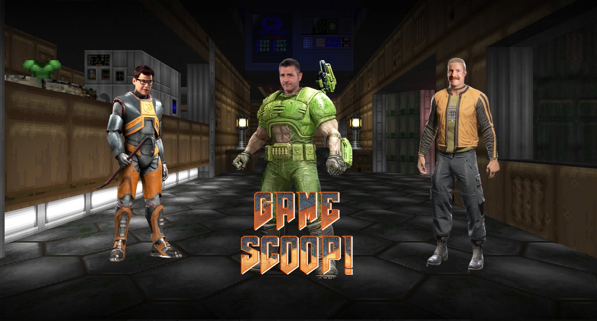 Tried to go for a classic FPS theme for this month's <a href="/IGN/">IGN</a> Game Scoop! FB Banner :)

<a href="/DaemZero/">DAEMON</a> <a href="/ErrorJustin/">Justin Davis</a> <a href="/Samuel_IGN/">Samuel_IGN</a>