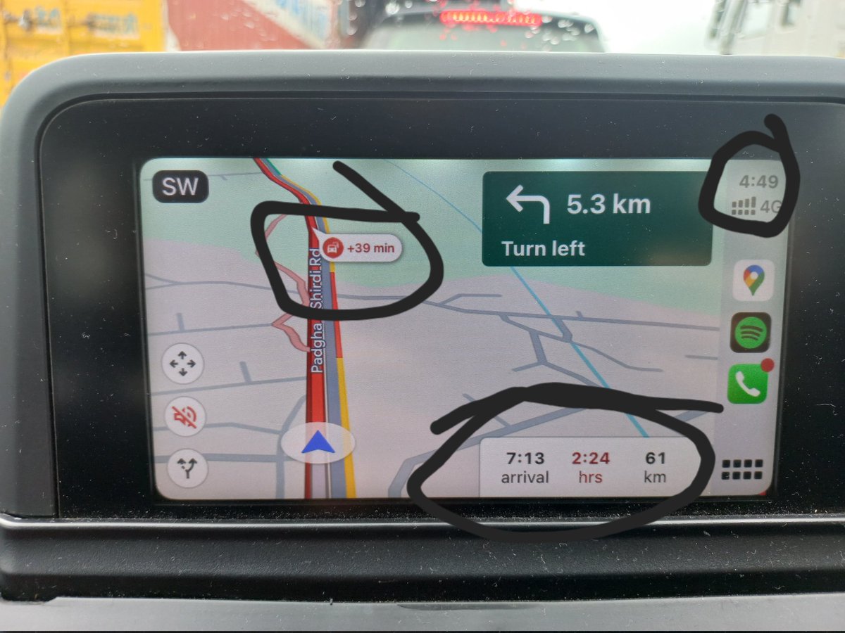 sendruchi's tweet photo. Dear Respected Sir,
Stucked in traffic jam just to see it increasing every minute
Condition of NH 160 going pathetic day by day
Moon craters, traffic jam, bad management, wastage of time and resources, mental trauma is all we get after paying all types of taxes https://t.co/dIYYbPvRtK