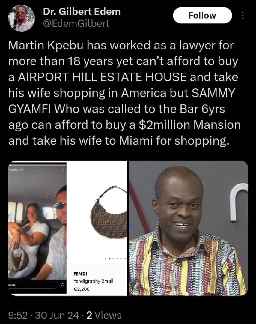Jobless small boy Sammy Gyamfi is showing you how he’ll be spending your own money when his government is given the opportunity to come and steal😂 Beware of thieves Ghana. We deserve better