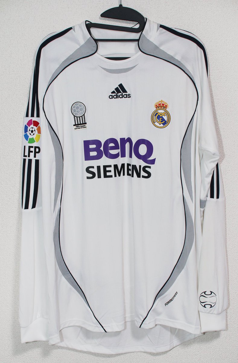 レアルマドリードベッカム長袖。長袖といえばベッカム。選手支給品です