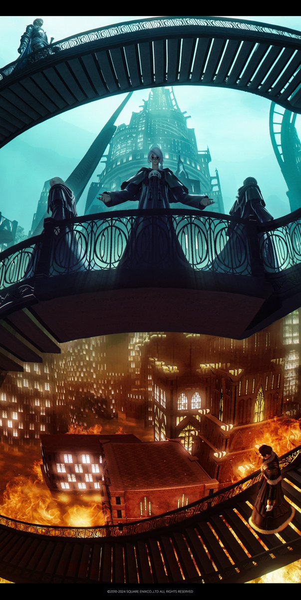 #FF14 #XIV_PICTCLIP #GPOSERS 螺旋

一人回首过去，一人凝视当下，一人展望未来。